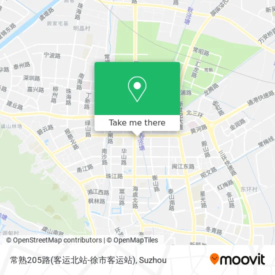 常熟205路(客运北站-徐市客运站) map
