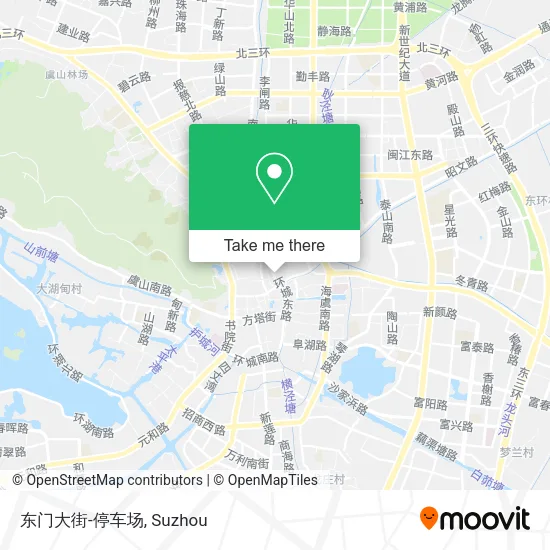 东门大街-停车场 map