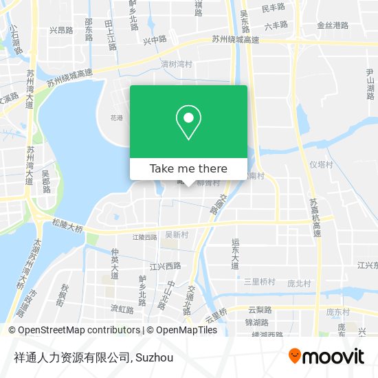祥通人力资源有限公司 map