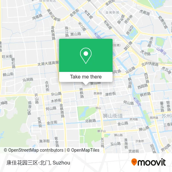 康佳花园三区-北门 map