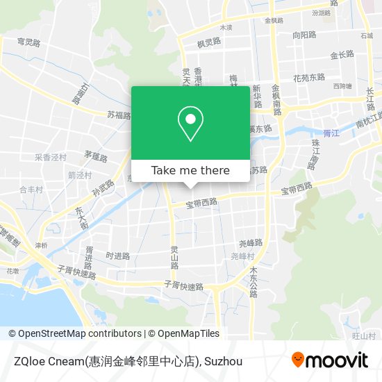ZQloe Cneam(惠润金峰邻里中心店) map