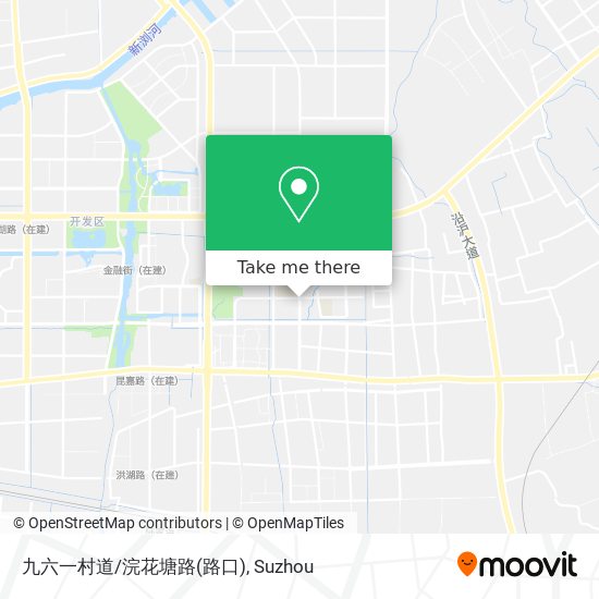 九六一村道/浣花塘路(路口) map