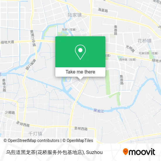 乌煎道黑龙茶(花桥服务外包基地店) map