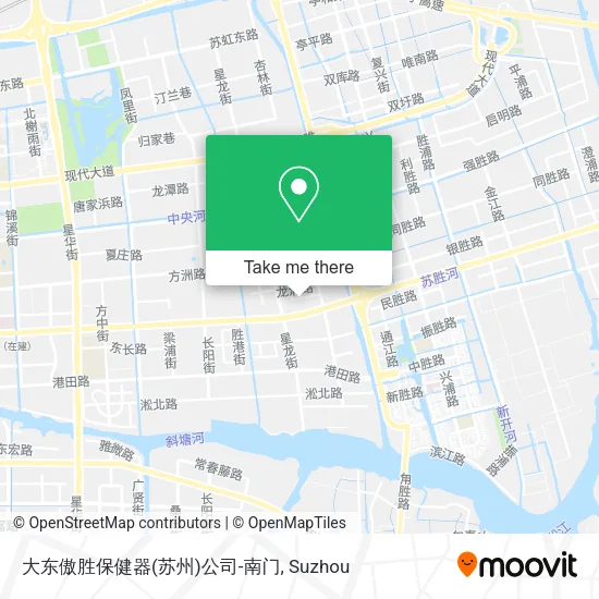大东傲胜保健器(苏州)公司-南门 map