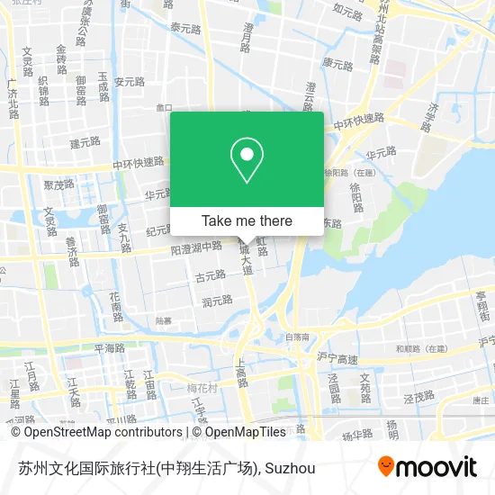 苏州文化国际旅行社(中翔生活广场) map