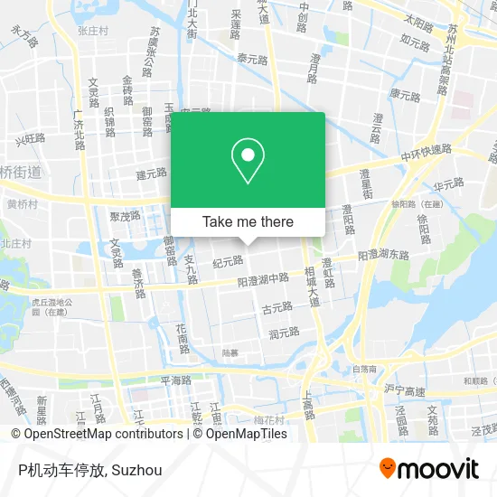 P机动车停放 map