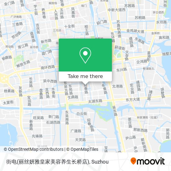街电(丽丝妍雅皇家美容养生长桥店) map