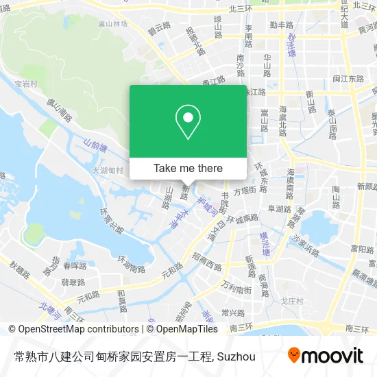 常熟市八建公司甸桥家园安置房一工程 map