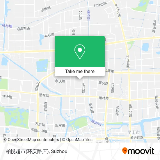 柏悦超市(环庆路店) map