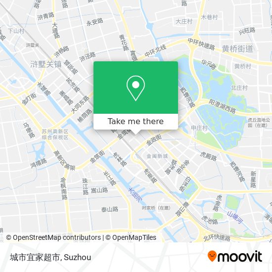 城市宜家超市 map