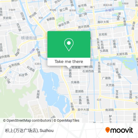 积上(万达广场店) map