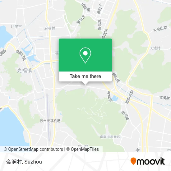 金涧村 map