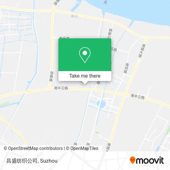 昌盛纺织公司 map