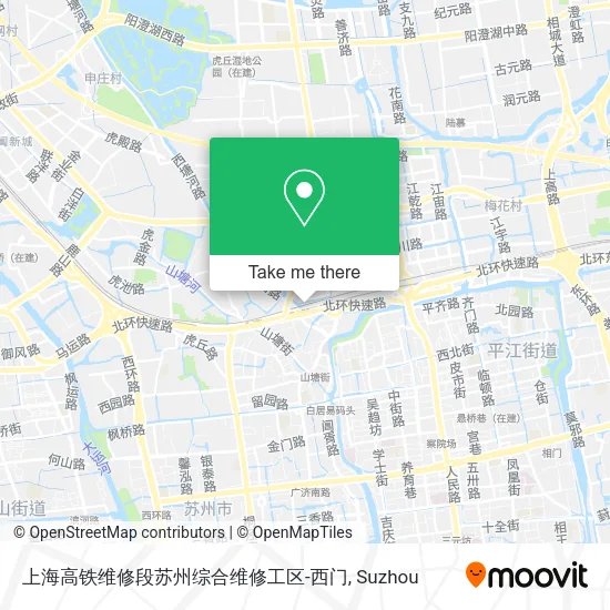 上海高铁维修段苏州综合维修工区-西门 map