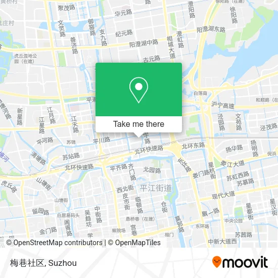 梅巷社区 map