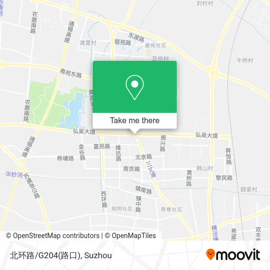 北环路/G204(路口) map