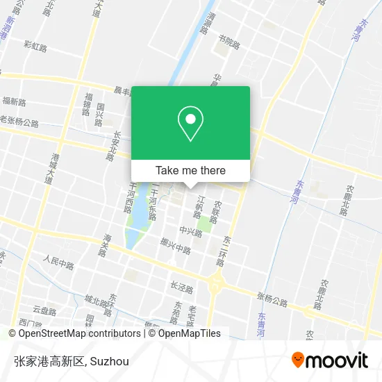 张家港高新区 map
