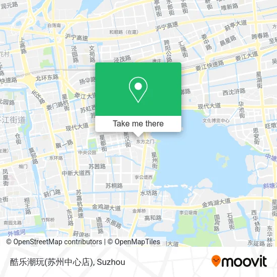 酷乐潮玩(苏州中心店) map