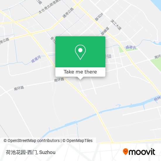 荷池花园-西门 map