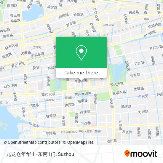 九龙仓年华里-东南1门 map