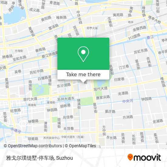 雅戈尔璞缇墅-停车场 map