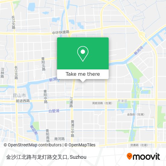 金沙江北路与龙灯路交叉口 map