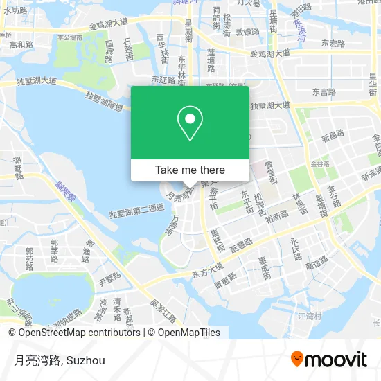 月亮湾路 map
