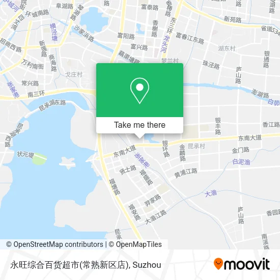 永旺综合百货超市(常熟新区店) map