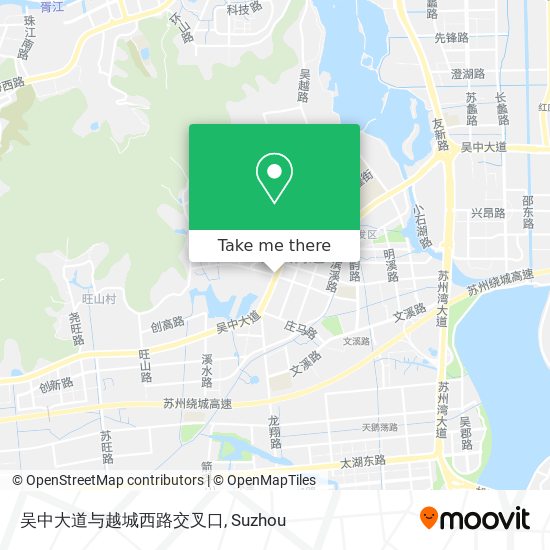 吴中大道与越城西路交叉口 map