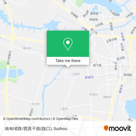 南甸堵路/西莫干路(路口) map