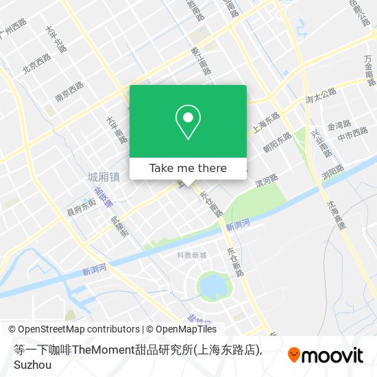 等一下咖啡TheMoment甜品研究所(上海东路店) map