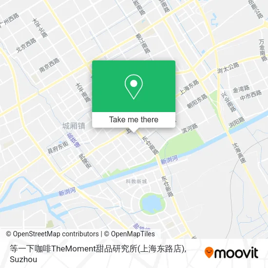 等一下咖啡TheMoment甜品研究所(上海东路店) map