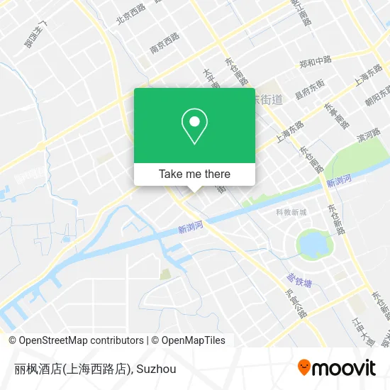 丽枫酒店(上海西路店) map