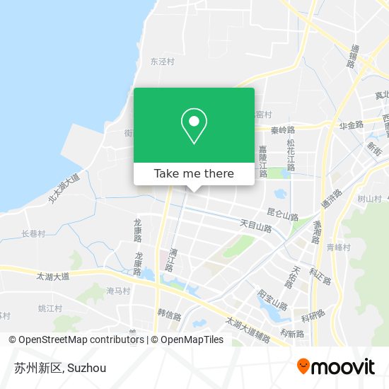 苏州新区 map