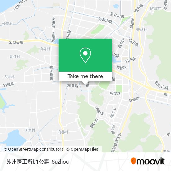 苏州医工所b1公寓 map