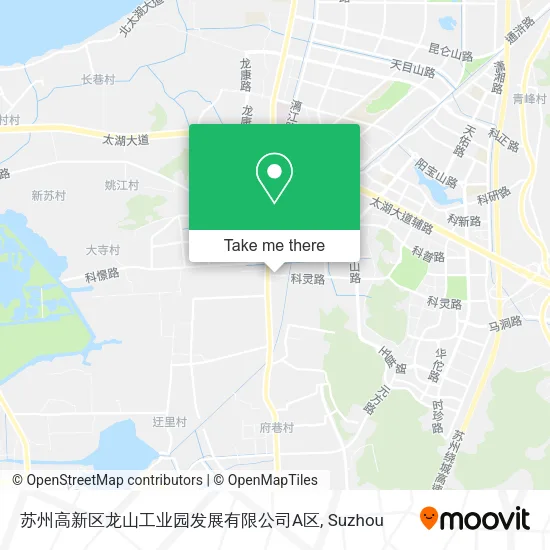 苏州高新区龙山工业园发展有限公司A区 map