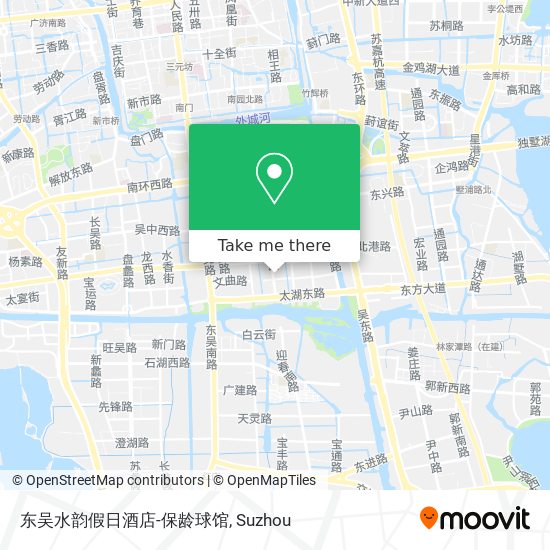 东吴水韵假日酒店-保龄球馆 map