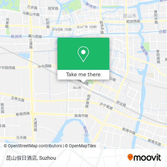 昆山假日酒店 map