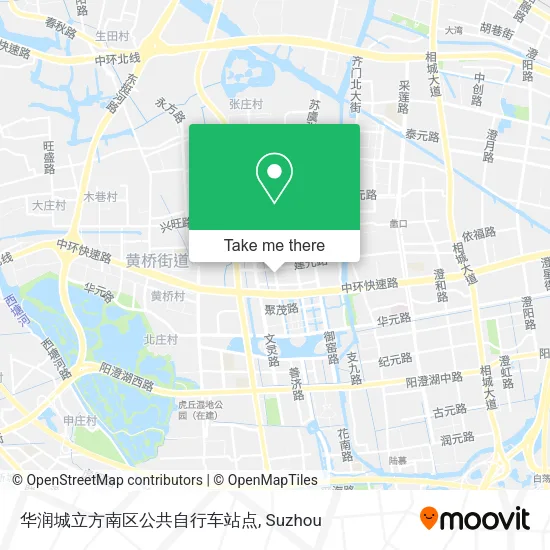 华润城立方南区公共自行车站点 map