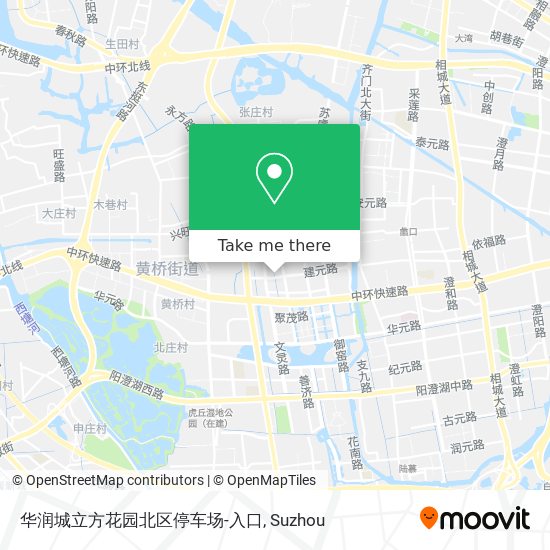 华润城立方花园北区停车场-入口 map