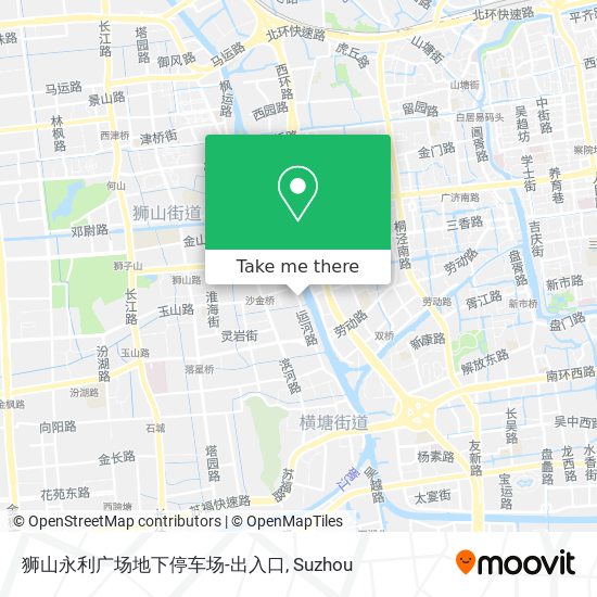 狮山永利广场地下停车场-出入口 map