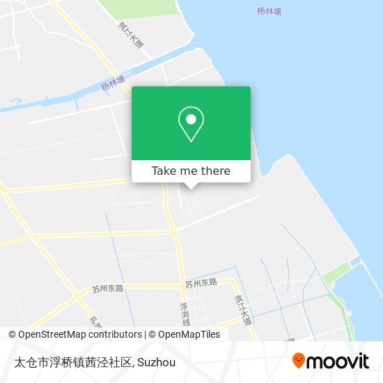 太仓市浮桥镇茜泾社区 map