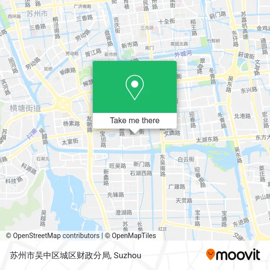 苏州市吴中区城区财政分局 map