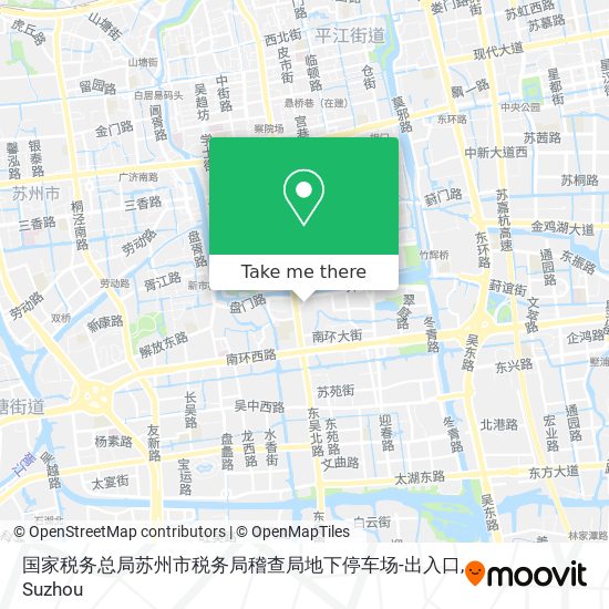 国家税务总局苏州市税务局稽查局地下停车场-出入口 map