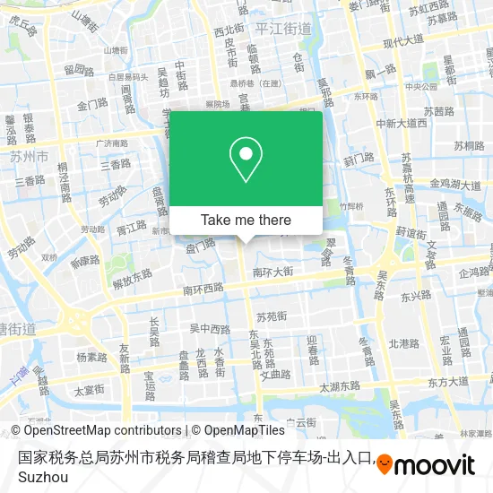 国家税务总局苏州市税务局稽查局地下停车场-出入口 map