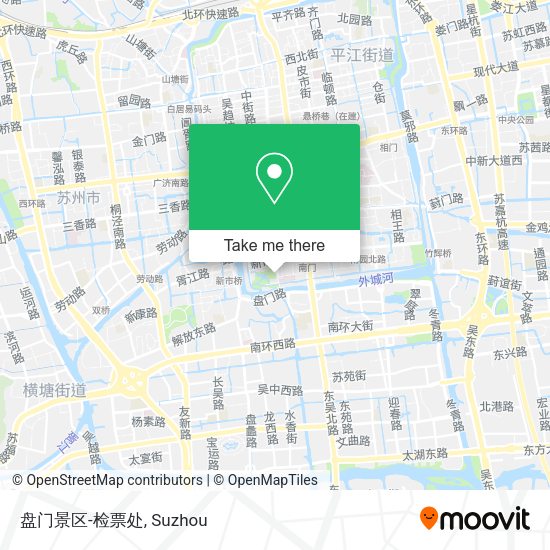 盘门景区-检票处 map