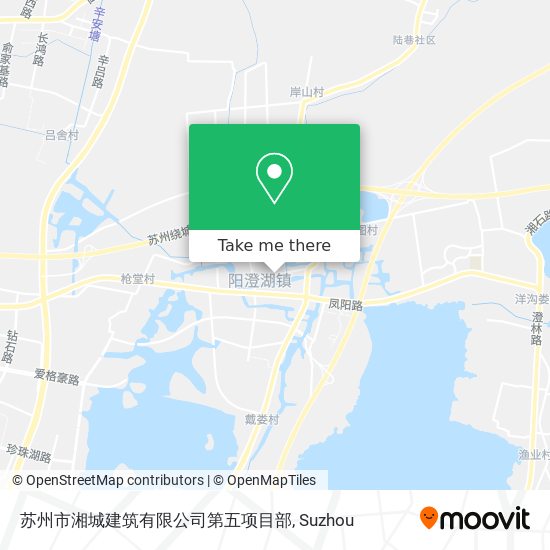 苏州市湘城建筑有限公司第五项目部 map