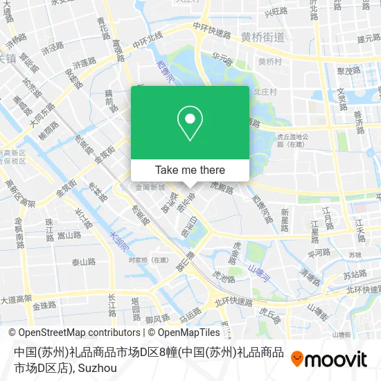 中国(苏州)礼品商品市场D区8幢(中国(苏州)礼品商品市场D区店) map