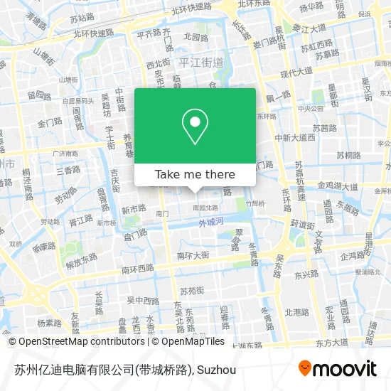苏州亿迪电脑有限公司(带城桥路) map