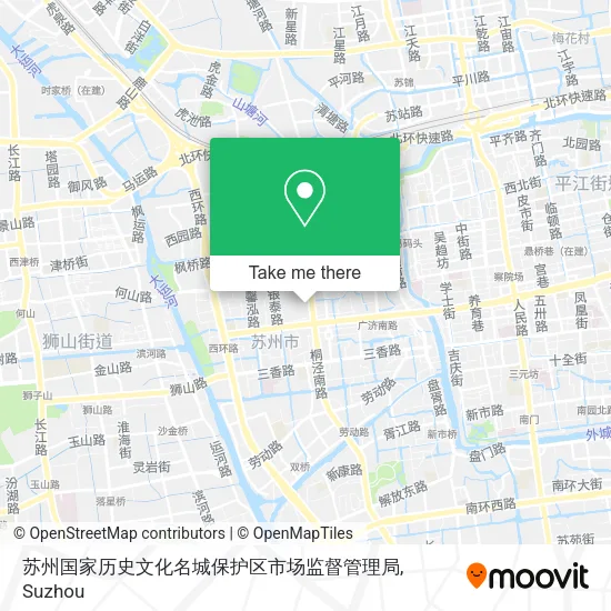 苏州国家历史文化名城保护区市场监督管理局 map